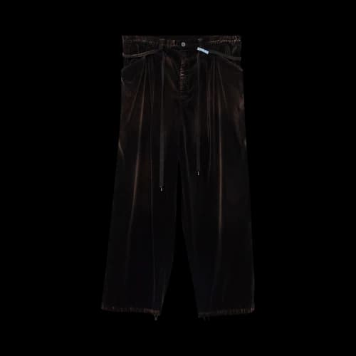 Maison Mihara Yasuhiro Velveteen Trousers 'Black'