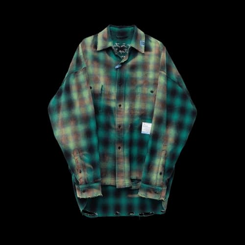 Maison Mihara Yasuhiro Vintage Check Shirt 'Green'