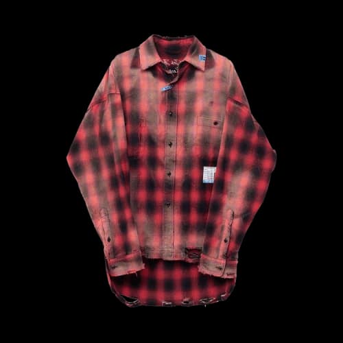 Maison Mihara Yasuhiro Vintage Check Shirt 'Red'