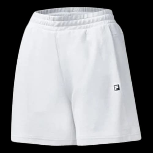 FILA Fxt Design Zipper Pocket Sports Shorts White (Women's)