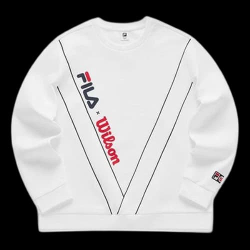 FILA x Wilson Crossover Sports Pullover 'White' (Women's)