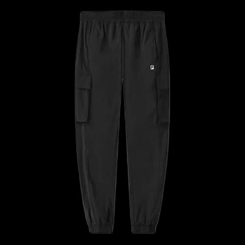 FILA Knit Bundle Feet Athleisure Casual Sports Pants Black (Women's)
