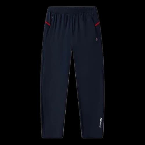 FILA Printing Straight Trousers Blue (Women's)