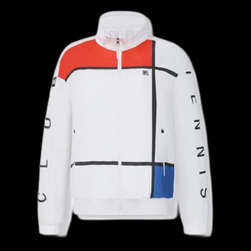 FILA Core Athletics Tennis Woven Jacket 'White' (Women's)
