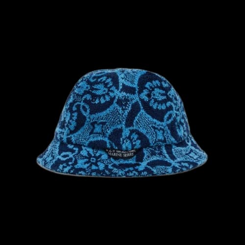 Marine Serre Oriental Towels Bell Hat 'Oriental Aquarius'