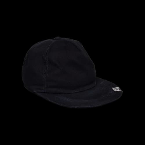 Maison Mihara Yasuhiro Damege Processing Textile Cap 'Black'