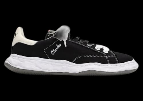 Maison Mihara Yasuhiro Charles OG Sole Canvas Low Black