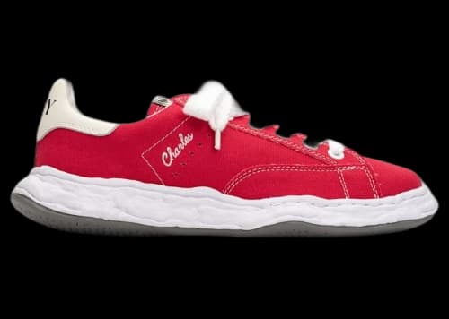Maison Mihara Yasuhiro Charles OG Sole Canvas Low Red