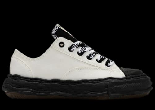 Maison Mihara Yasuhiro Peterson 23 OG Sole Canvas Low White Black