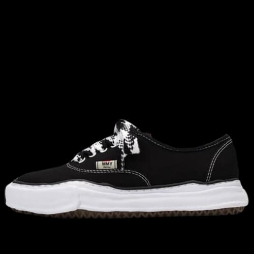 Maison MIHARA YASUHIRO Baker OG Sole Bicolored Canvas Low 'Black Black'