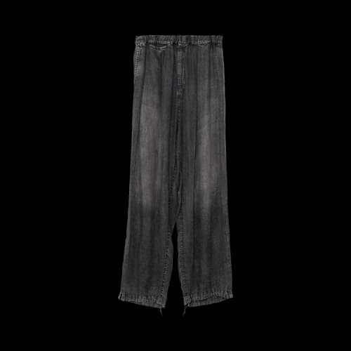 Maison Mihara Yasuhiro Linen Trousers 'Black'