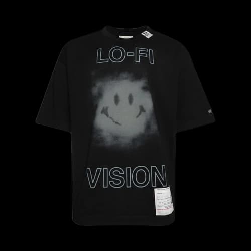 Maison Mihara Yasuhiro Smily Face Printed Tee 'Black'