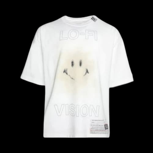 Maison Mihara Yasuhiro Smily Face Printed Tee 'White'