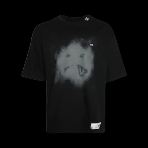 Maison Mihara Yasuhiro Smily Face Printed Tee 2 'Black'