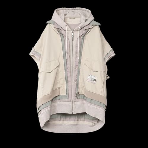 Maison Mihara Yasuhiro Triple Layered Vest 'White'