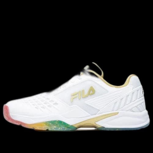 Wilson X FILA Fpf Sports Shoes White/Gold (Women's)