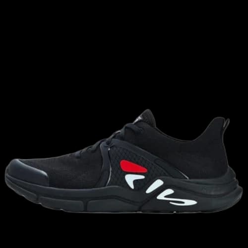 FILA Mind 3 Sportswear Sneakers 'Black White Red' (Women's)