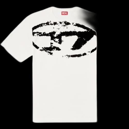 Diesel T-Boxt Logo Printed Crewneck T-Shirt