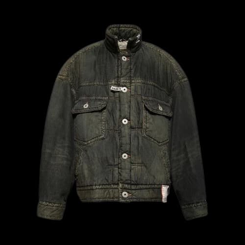 Maison Mihara Yasuhiro Huge Puffer Denim Jacket 'Indigo'
