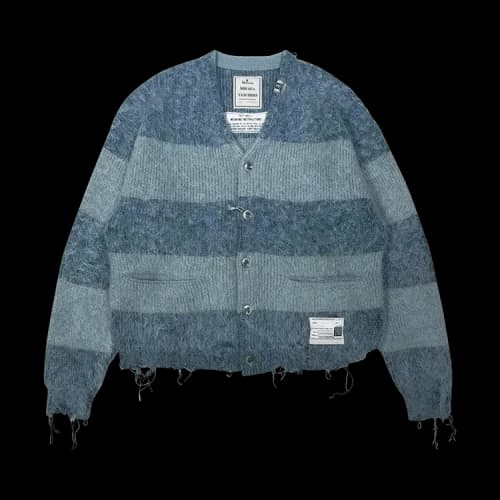 Maison Mihara Yasuhiro Mohair Knit Cardigan 'Blue'