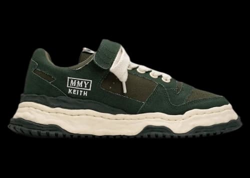 Maison Mihara Yasuhiro Keith OG Sole Canvas Low Green