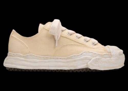 Maison Mihara Yasuhiro Hank OG Sole Garment Dyed Canvas Low Beige