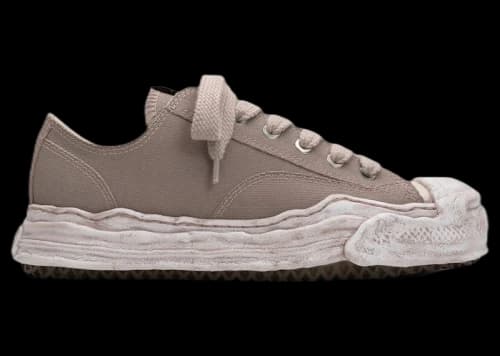 Maison Mihara Yasuhiro Hank OG Sole Garment Dyed Canvas Low Grey
