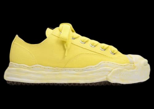 Maison Mihara Yasuhiro Hank OG Sole Garment Dyed Canvas Low Yellow