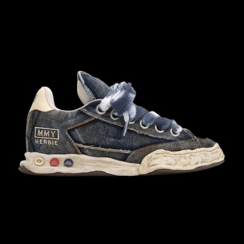 Maison Mihara Yasuhiro Herbie Puffer OG Sole Washed Denim Low 'Blue'