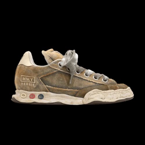 Maison Mihara Yasuhiro Herbie Puffer OG Sole Washed Denim Low 'Green'