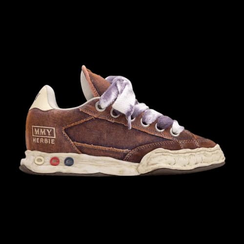 Maison Mihara Yasuhiro Herbie Puffer OG Sole Washed Denim Low 'Purple'