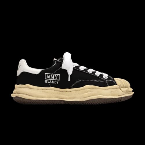 Maison Mihara Yasuhiro Blakey OG Dyed Sole Canvas Low 'Black'