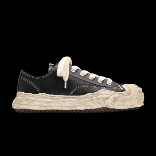 Maison Mihara Yasuhiro Hank OG Sole Silicon Coating Canvas Low 'Black White'