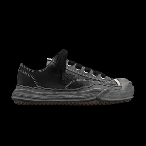 Maison Mihara Yasuhiro Hank OG Sole Silicon Coating Canvas Low 'Black'