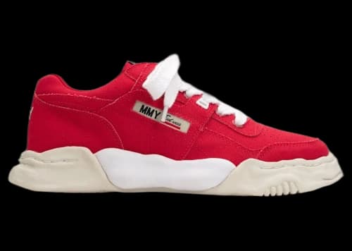 Maison Mihara Yasuhiro Parker OG Sole Canvas Low Red