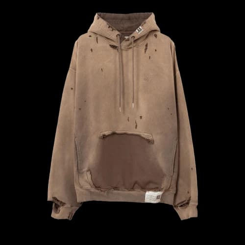 Maison Mihara Yasuhiro Sun Faded Hoodie 'Brown'