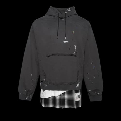 Maison Mihara Yasuhiro Triple Layered Hoodie 'Black'