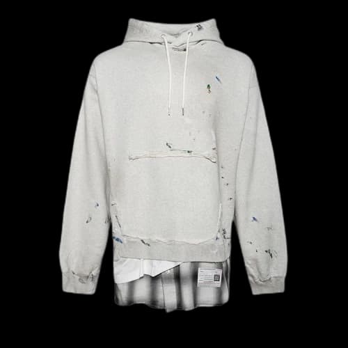 Maison Mihara Yasuhiro Triple Layered Hoodie 'White'