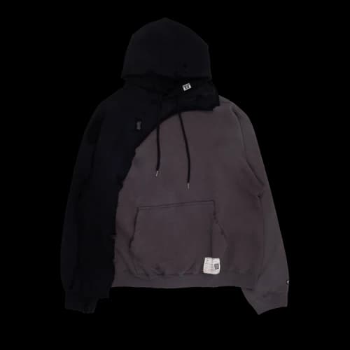 Maison Mihara Yasuhiro Layered Hoodie 'Black'