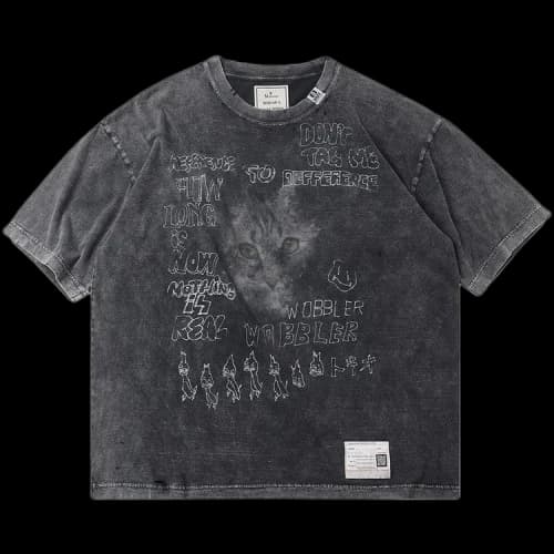 Maison Mihara Yasuhiro Bleached Tee 'Black'