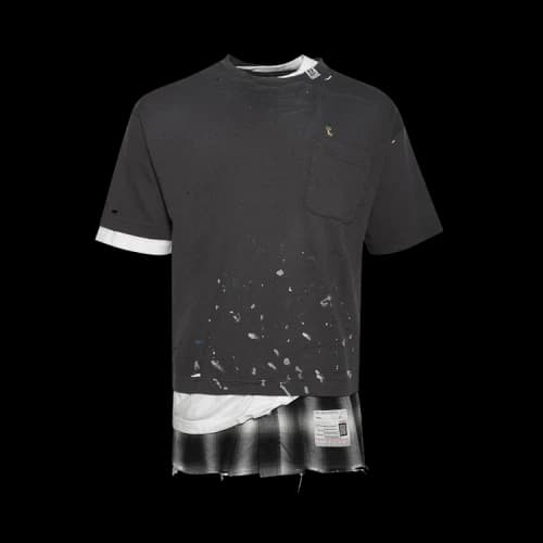 Maison Mihara Yasuhiro Triple Layered Tee 'Black'