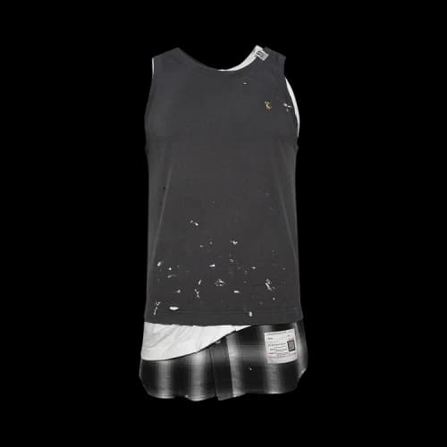 Maison Mihara Yasuhiro Triple Layered Tee 'Black'