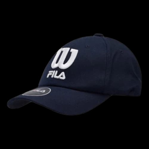 FILA Large Alphabet Embroidered Royal Blue Baseball Cap