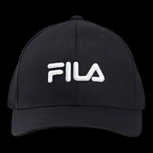 FILA Logo Printed Cap 'Black White'