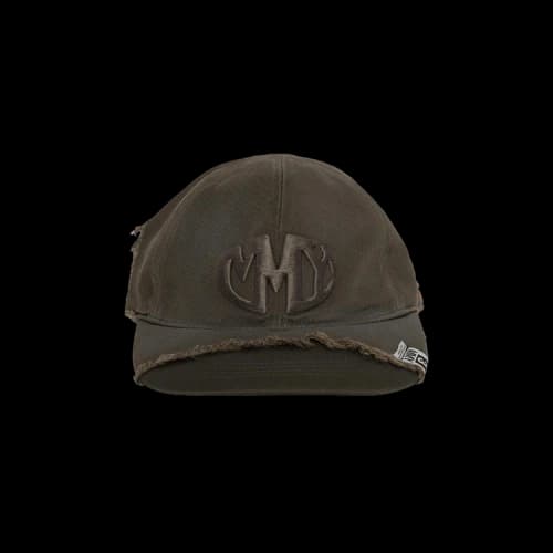 Maison Mihara Yasuhiro Crushed Detail Cap 'Khaki'