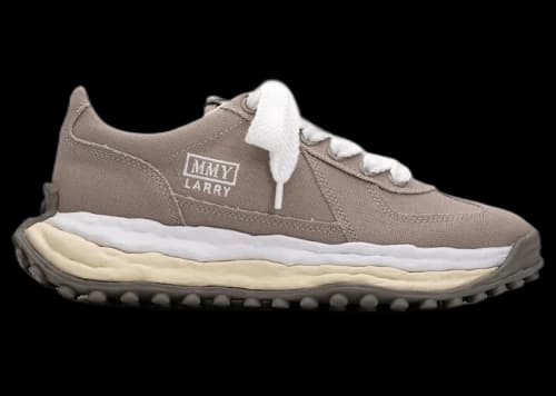 Maison Mihara Yasuhiro Larry OG Sole Canvas Low Grey