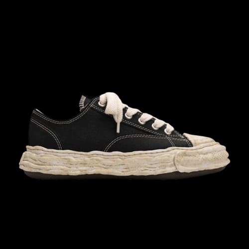 Maison Mihara Yasuhiro Peterson 23 OG Sole Garment Dyed Canvas Low 'Black'