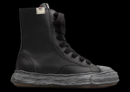 Maison Mihara Yasuhiro Peterson 23 OG Sole Leather Extra High Black