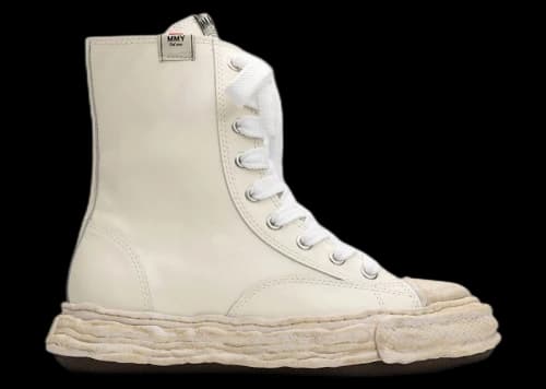 Maison Mihara Yasuhiro Peterson 23 OG Sole Leather Extra High White