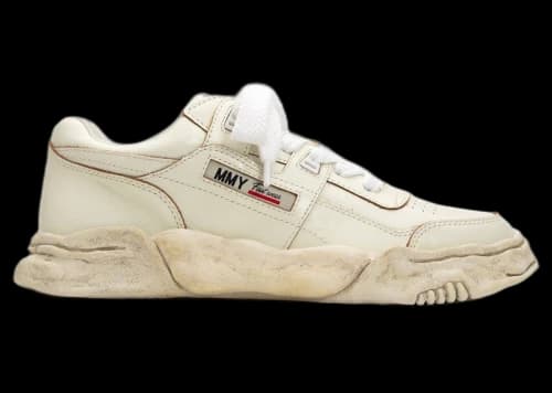 Maison Mihara Yasuhiro Parker OG Sole Wrinkled Leather Low White